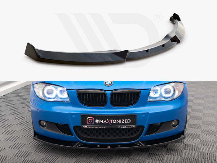 BMW 1 M-Pack E87 / E81 Facelift Front Splitter V.2 - Maxton Design