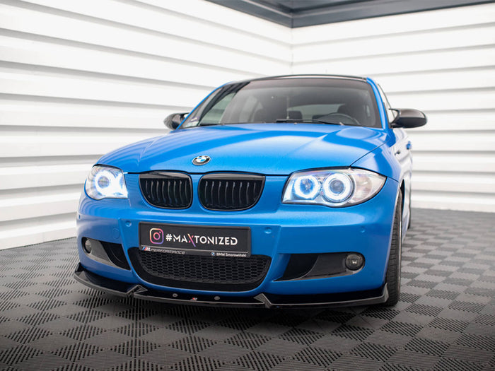 BMW 1 M-Pack E87 / E81 Facelift Front Splitter V.2 - Maxton Design