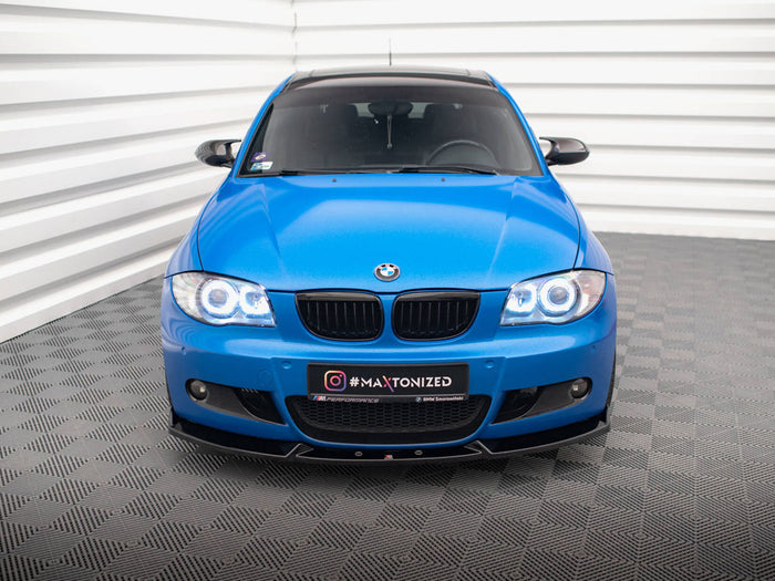 BMW 1 M-Pack E87 / E81 Facelift Front Splitter V.2 - Maxton Design