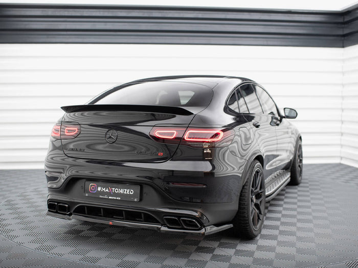 Mercedes-AMG GLC 63 Coupe C253 Facelift Rear Splitter (Vertical Bars) - Maxton Design