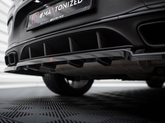 Mercedes-AMG GLC 63 Coupe C253 Facelift Rear Splitter (Vertical Bars) - Maxton Design