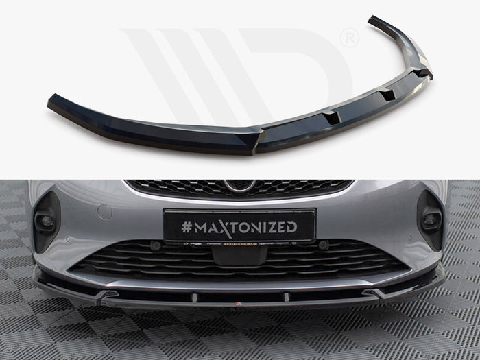 Opel Corsa F (Mk6) Front Splitter V.1 - Maxton Design