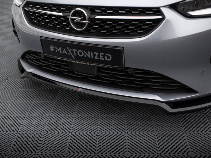 Opel Corsa F (Mk6) Front Splitter V.2 - Maxton Design