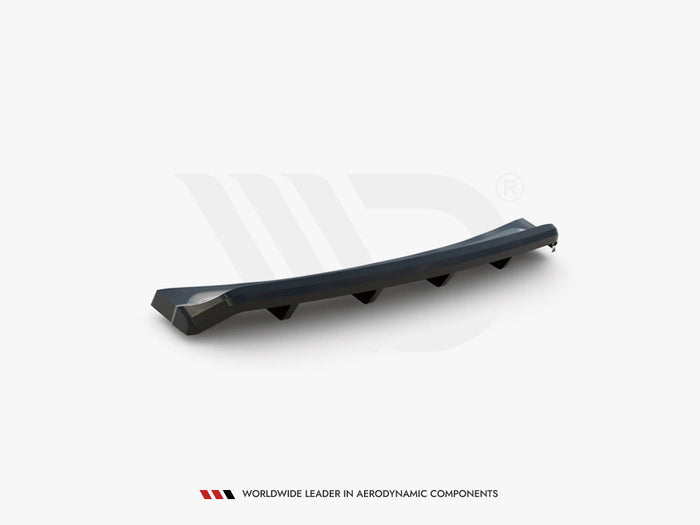 Ford Mondeo Sport Mk5 Facelift / Fusion Sport Mk2 Facelift Central Rear Splitter (Vertical Bars) - Maxton Design