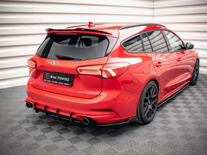 Ford Focus ST Estate Mk4 Rear Side Splitters V.6 - Maxton Design