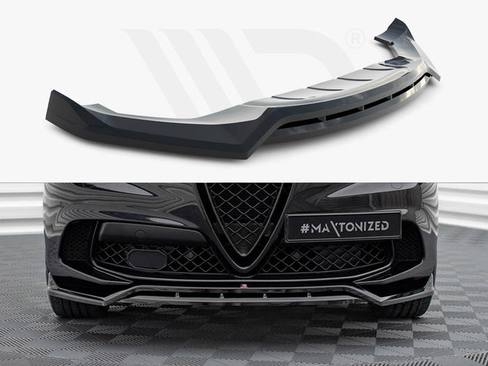 Front Splitter Alfa Romeo Stelvio Quadrifoglio Mk1 - Maxton Design