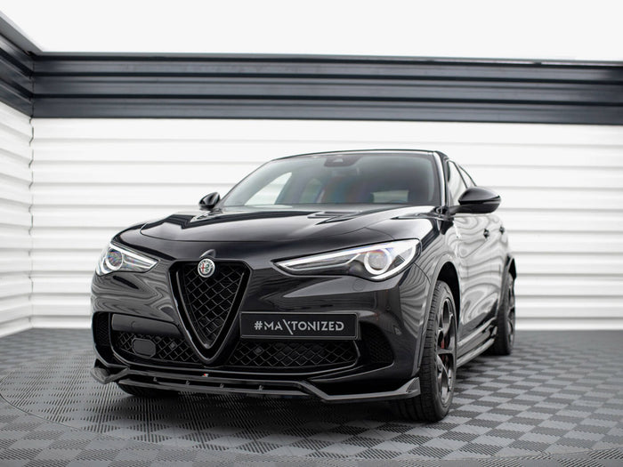 Front Splitter Alfa Romeo Stelvio Quadrifoglio Mk1 - Maxton Design