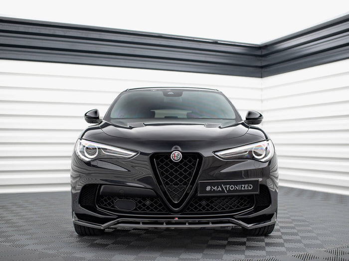 Front Splitter Alfa Romeo Stelvio Quadrifoglio Mk1 - Maxton Design
