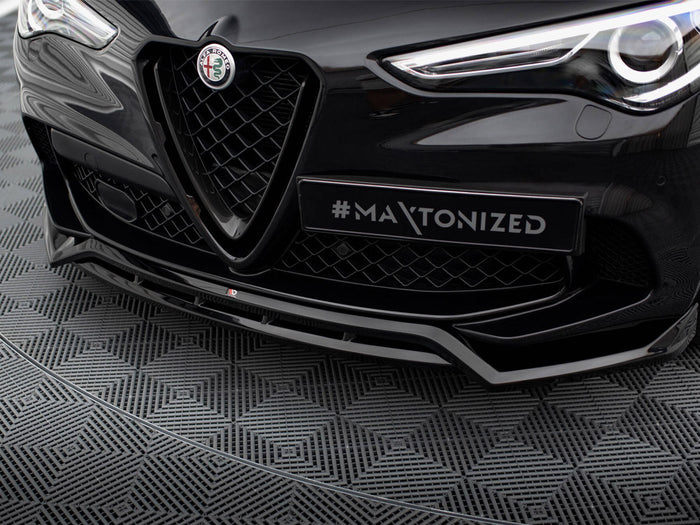 Front Splitter Alfa Romeo Stelvio Quadrifoglio Mk1 - Maxton Design