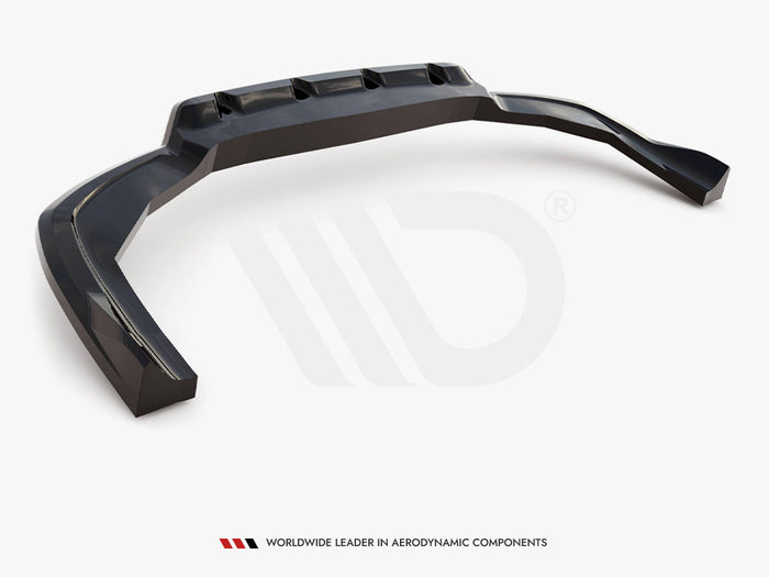 Central Rear Splitter (Vertical Bars) Alfa Romeo Stelvio Quadrifoglio Mk1 - Maxton Design