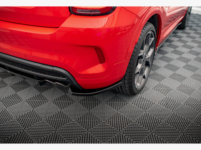 Fiat 500X Sport Mk1 Facelift Central Rear Splitter (Vertical Bars) - Maxton Design