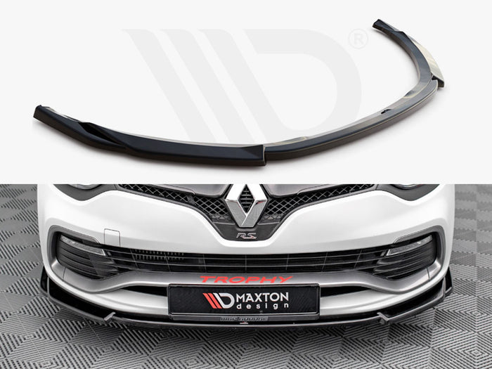 Renault Clio RS Mk4 Front Splitter V.2 - Maxton Design