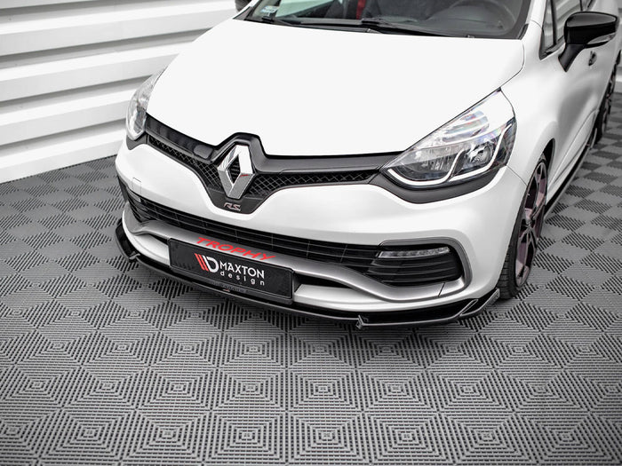 Renault Clio RS Mk4 Front Splitter V.2 - Maxton Design