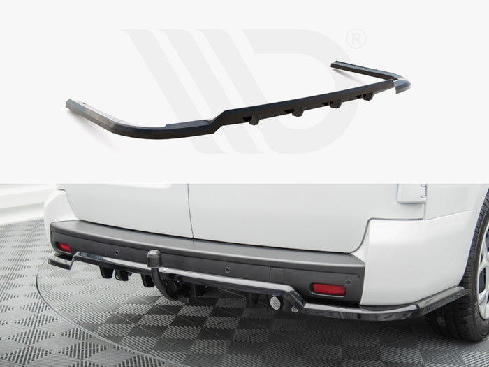Citroen Jumpy L3 Mk3 Central Rear Splitter (Vertical Bars) - Maxton Design