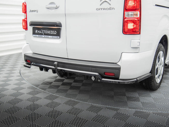 Citroen Jumpy L3 Mk3 Central Rear Splitter (Vertical Bars) - Maxton Design
