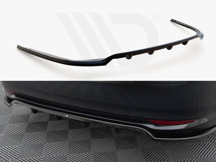 Toyota Avensis Sedan Mk3 Facelift Rear Splitter (Vertical Bars) - Maxton Design