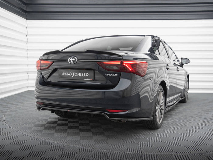 Toyota Avensis Sedan Mk3 Facelift Rear Splitter (Vertical Bars) - Maxton Design