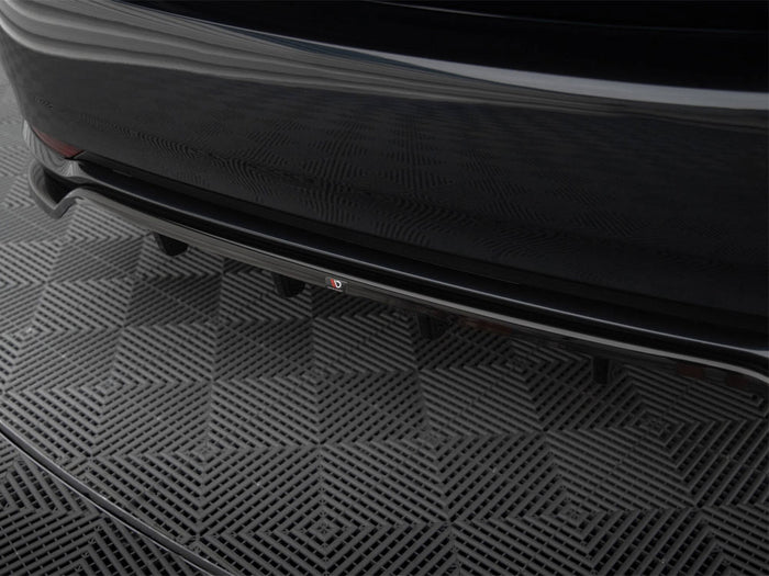 Toyota Avensis Sedan Mk3 Facelift Rear Splitter (Vertical Bars) - Maxton Design
