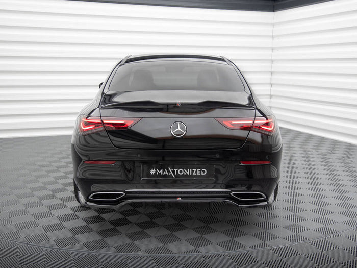 Rear Splitter (Vertical Bars) Mercedes-Benz CLA Coupe C118 - Maxton Design