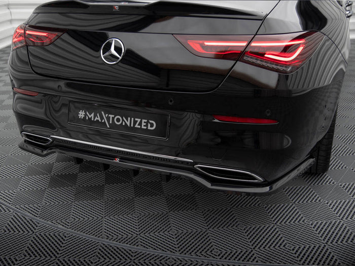Rear Splitter (Vertical Bars) Mercedes-Benz CLA Coupe C118 - Maxton Design