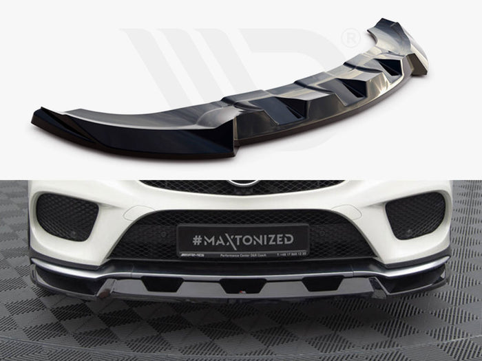 Front Splitter V.1 Mercedes-Benz GLE Coupe 43 AMG / AMG-Line C292 - Maxton Design