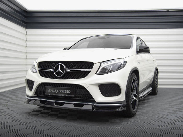 Front Splitter V.1 Mercedes-Benz GLE Coupe 43 AMG / AMG-Line C292 - Maxton Design