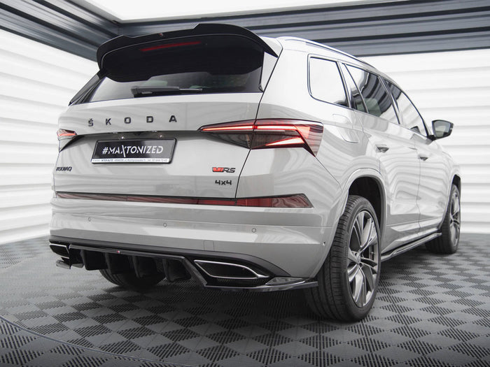 Rear Splitter (Vertical Bars) Skoda Kodiaq RS Mk1 Facelift - Maxton Design