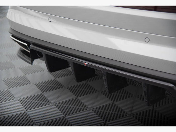 Rear Splitter (Vertical Bars) Skoda Kodiaq RS Mk1 Facelift - Maxton Design
