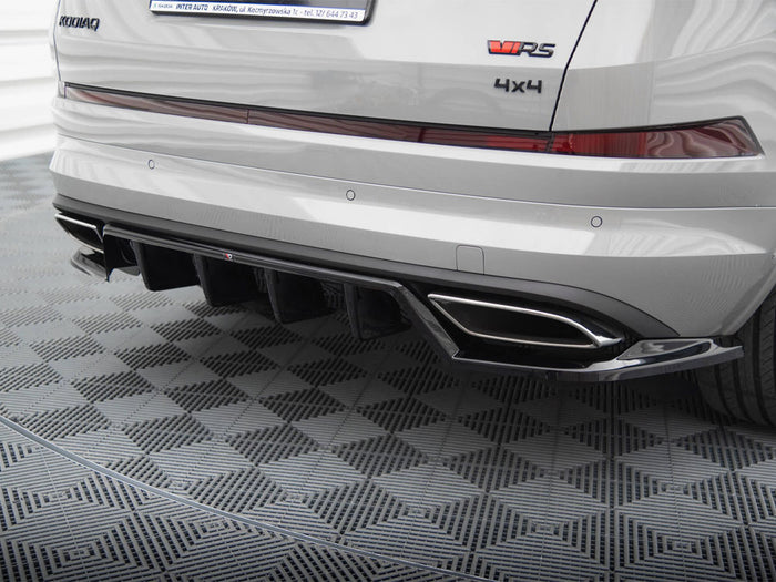 Rear Splitter (Vertical Bars) Skoda Kodiaq RS Mk1 Facelift - Maxton Design