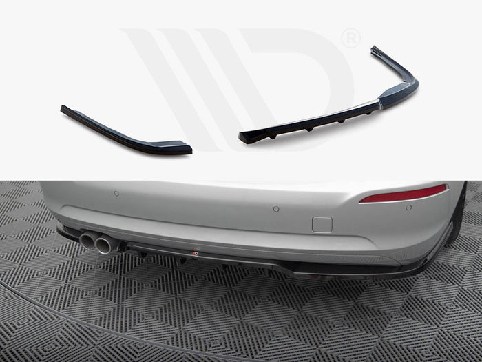 BMW 3 GT F34 Facelift Central Rear Splitter (Vertical Bars) - Maxton Design