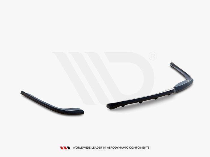 BMW 3 GT F34 Facelift Central Rear Splitter (Vertical Bars) - Maxton Design