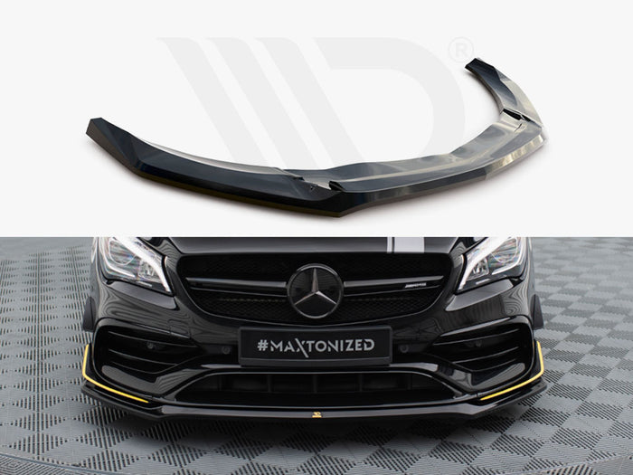 Mercedes-AMG CLA 45 Aero C117 Facelift Front Splitter V.3 - Maxton Design
