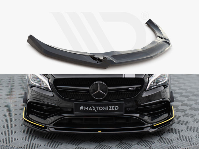 Mercedes-AMG CLA 45 Aero C117 Facelift Front Splitter V.4 - Maxton Design