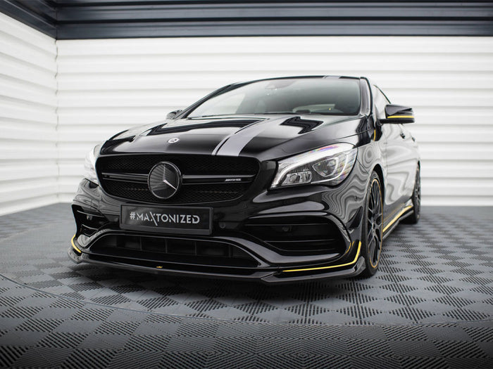 Mercedes-AMG CLA 45 Aero C117 Facelift Front Splitter V.4 - Maxton Design