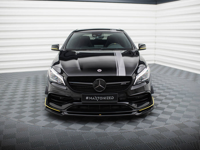 Mercedes-AMG CLA 45 Aero C117 Facelift Front Splitter V.4 - Maxton Design