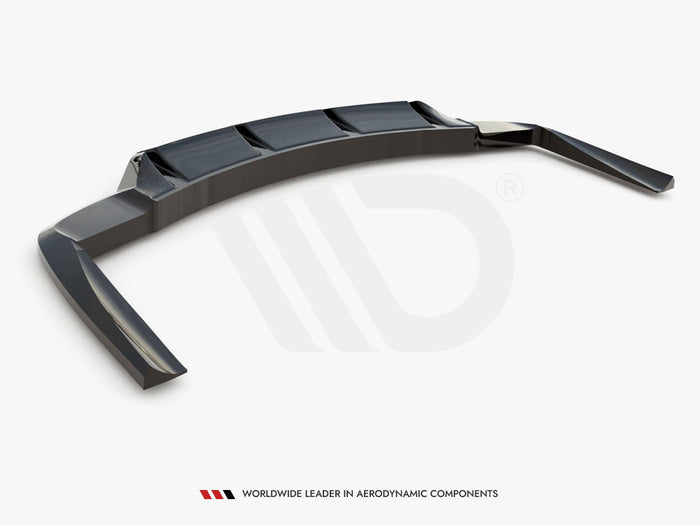 Mercedes-AMG CLA 45 C117 Facelift Rear Splitter (Vertical Bars) - Maxton Design