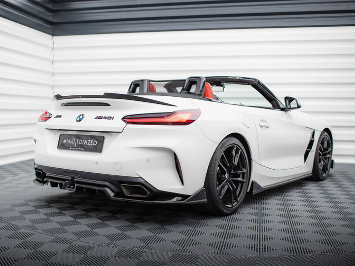 BMW Z4 M40i G29 Central Rear Splitter (Vertical Bars) - Maxton Design