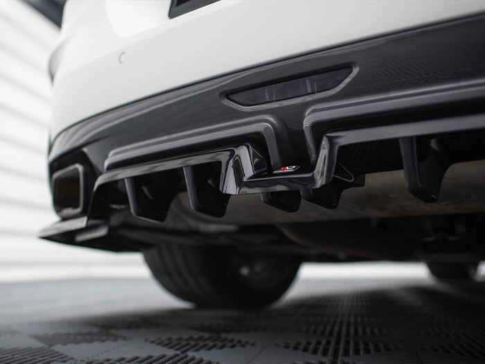 BMW Z4 M40i G29 Central Rear Splitter (Vertical Bars) - Maxton Design