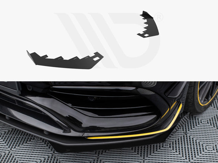 Mercedes-AMG CLA 45 Aero C117 Facelift Front Flaps - Maxton Design