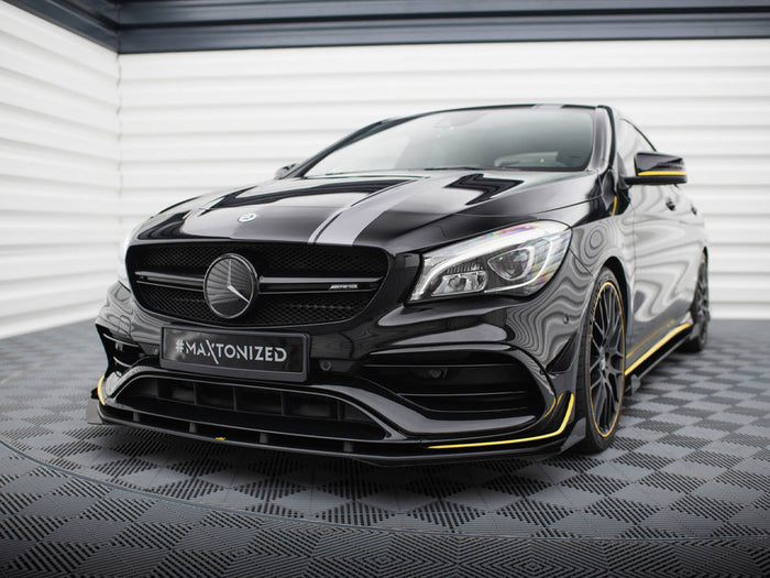 Mercedes-AMG CLA 45 Aero C117 Facelift Front Flaps - Maxton Design