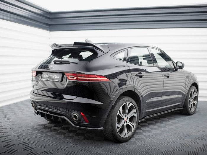 Jaguar E-Pace R-Dynamic Mk1 Central Rear Splitter (Vertical Bars) - Maxton Design