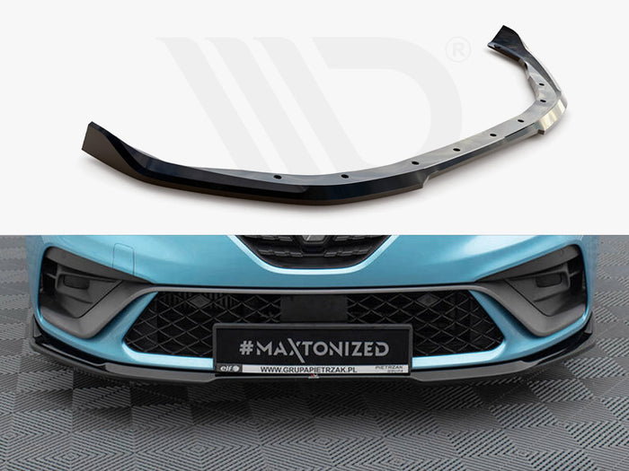 Renault Clio R.S. Line Mk5 Front Splitter V.1 - Maxton Design