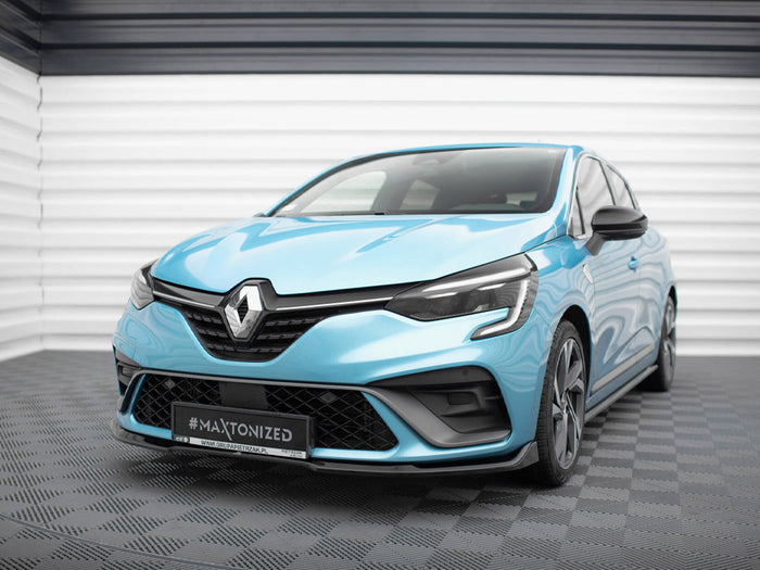 Renault Clio R.S. Line Mk5 Front Splitter V.1 - Maxton Design