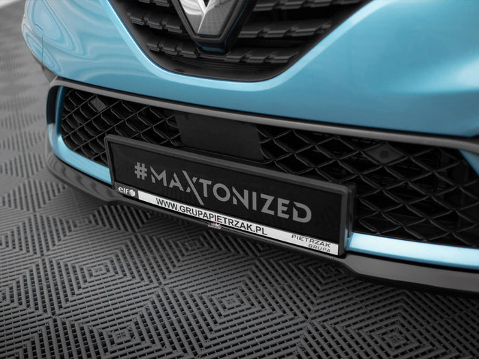 Renault Clio R.S. Line Mk5 Front Splitter V.1 - Maxton Design