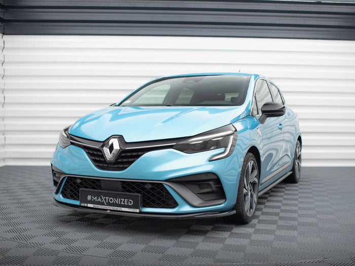 Renault Clio R.S. Line Mk5 Front Splitter V.2 - Maxton Design