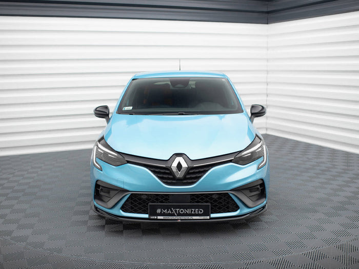 Renault Clio R.S. Line Mk5 Front Splitter V.2 - Maxton Design