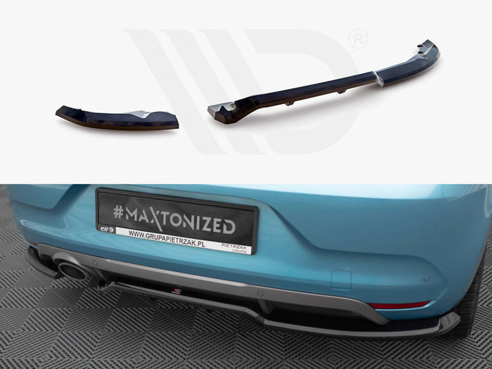 Renault Clio R.S. Line Mk5 Rear Splitter (Vertical Bars) - Maxton Design