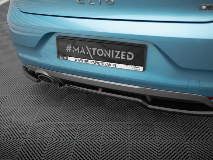 Renault Clio R.S. Line Mk5 Rear Splitter (Vertical Bars) - Maxton Design