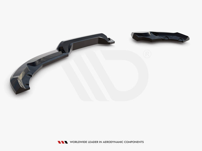 Renault Clio R.S. Line Mk5 Rear Splitter (Vertical Bars) - Maxton Design