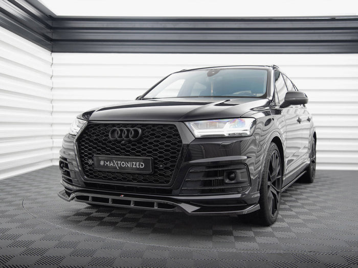 Audi SQ7 / Q7 S-Line Mk2 Front Splitter V.2 - Maxton Design